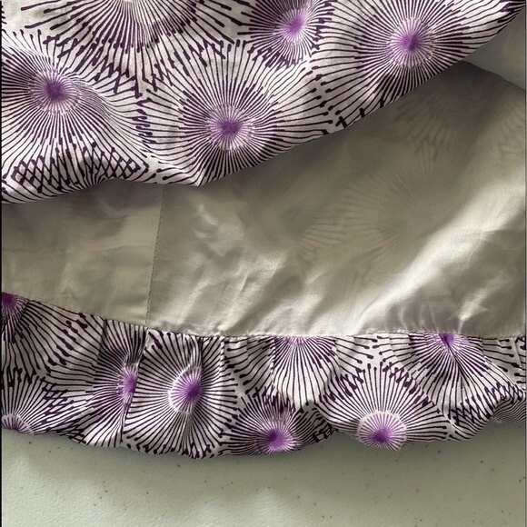 Armani Exchange Silk Sleeveless Spaghetti Strap Mini Dress Balloon Puff Hem - Picture 11 of 14